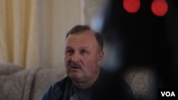 Valeriy Butin, Maria Butina's father, in Barnual, Russia, January 11, 2019 (R. Marquina-Montanana /VOA).