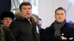 Борис Немцов и Алексей Навальный, 24 декабря 2011