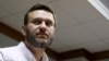 Russian anti-corruption campaigner and prominent opposition figure Alexei Navalny is seen attending a hearing at the Moscow City Court in Moscow, Russia, Feb. 12, 2016. 