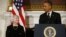 President Barack Obama stands with Janet Yellen, vice chair of the Board of Governors of the Federal Reserve System, in the State Dining Room of the White House in Washington, Wednesday, Oct. 9, 2013.