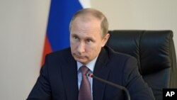 블라디미르 푸틴 러시아 대통령. (자료사진)