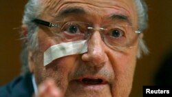 የዓለምአቀፉ እግር ኳስ ፌዴሬሽኖች ማህበር ፕሬዘዳንት ሴፕ ብላተር [ፎቶ - ሮይተርስ]