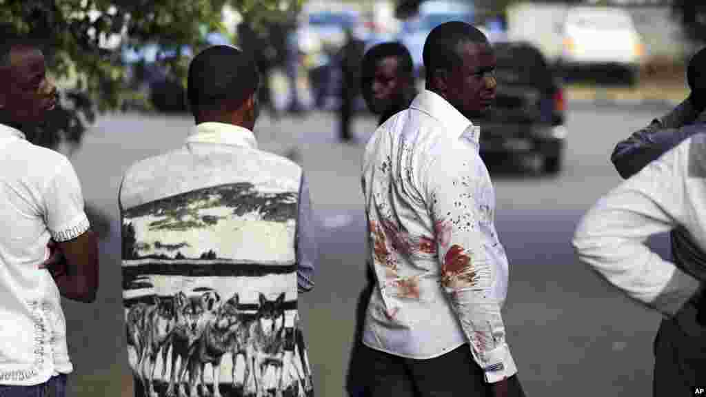 Fashewar bom a Banex Plaza a Abuja 26, ga Yuni 2014.