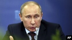 Vladimir Poutine, le président de la Russie