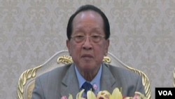 លោក​ហោ ណាំង​ហុង ​ឧបនាយក​រដ្ឋមន្ត្រី​និង​ជា​រដ្ឋមន្ត្រី​ការបរទេស​កម្ពុជា