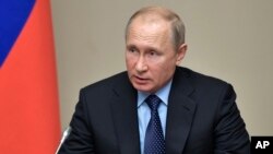 블라디미르 푸틴 러시아 대통령. 