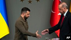 دیدار رجب طیب اردوغان و ولودیمیر زلنسکی، روسای جمهوری ترکیه و اوکراین. (آرشیو)