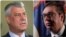 Presidents of Kosovo and Serbia, Hashim Thaci and Aleksandar Vucic