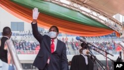 Rais wa Zambia Hakainde Hichilema 