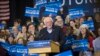 Democratic presidential candidate Sen. Bernie Sanders, I-Vt., smiles during a campaign stop at Great Bay Community College, Sunday, Feb. 7, 2016, in Portsmouth, N.H. 