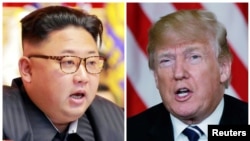 Le leader nord-coréen Kim Jong Un et le président américain Donald Trump