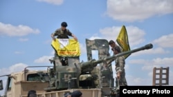 Les soldats participant à l'opération pour libérer Raqqa , Syrie, des combattants de l'Etat islamique , le 24 mai 2016. 