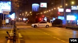 Полицискиот час на сила, улиците празни