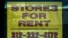 A stores for rent sign is displayed at an empty store in Buffalo Grove, Ill., July 15, 2021.