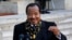 FILE - Cameroon's President Paul Biya addresses reporters following his meeting with French President Francois Hollande at the Elyse Palace in Paris, Jan 30, 2013. 