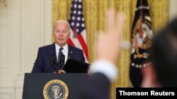جو بایدن رئیس جمهوری ایالات متحده در کاخ سفید، عکس از آرشیو