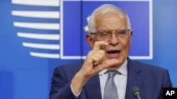 جوزف بورل، مسئول سیاست خارجی اتحادیه اروپا. 