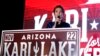 Kari Lake, Republican candidate for Arizona governor, speaks at her election night party, Aug. 2, 2022, in Scottsdale, Arizona.