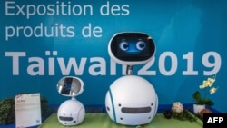 资料照：一个展销会上的台湾电子产品