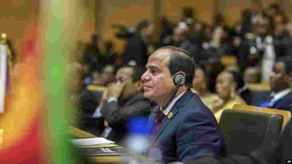 የግብፅ ፕሬዚዳንት አብዱልፋታህ ኤል-ሲሲ