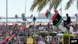 Liviyada üsyan zamanı etirazlar