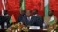 The president of Burkina Faso, Blaise Compaore, speaks during ECOWAS talks on Mali on July 7, 2012, in Ouagadougou. 