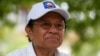 FILE PHOTO - Cambodia's opposition leader and President of the National Rescue Party (CNRP) Kem Sokha talks during an interview with Reuters in Prey Veng province, Cambodia May 28, 2017.