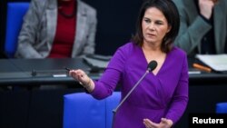 Plenum session of the lower house of parliament, Bundestag, in Berlin