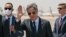 Secretary of State Antony Blinken boards his plane upon departure from Tel Aviv Ben Gurion Airport, May 26, 2021, in Tel Aviv, Israel. 