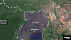 የዩጋንዳ እና ኢትዮጵያ ካርታ