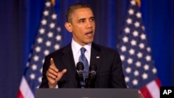 Predsednik Obama tokom govora na Univerzitetu za nacionalnu odbranu, Vašington, 23. maj 2013.