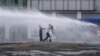 Turkish Police Use Water Cannon Against Protesters In Istanbul