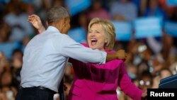 اوباما یک ماه پیش رسما از کلینتون حمایت کرد