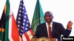 ፕረዚደንት ደቡብ ኣፍሪቃ ስሪይል ራማፎዛ ኣብ ዋዕላ ኣጎዋ