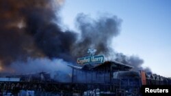 حمله روسیه به یک فروشگاه در خارکیف