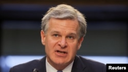 美国联邦调查局（FBI）局长克里斯托弗·雷（Christopher Wray）（路透社资料图）