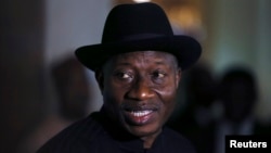 Presiden Nigeria Goodluck Jonathan di Abuja (Foto: dok).