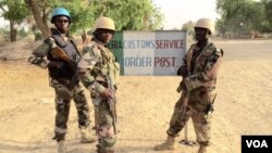Des soldats nigeriens à Diffa