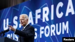 ፕሬዚዳንት ጆ ባይደን በዩናይትድ ስቴትስና አፍሪካ መሪዎች ጉባዔ ላይ እአአ 2022 