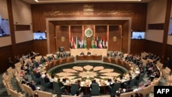 نشست سفیران کشورهای عضو اتحادیه عرب در قاهره، پایتخت مصر، درباره غزه - آرشیو