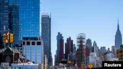 纽约市曼哈顿林肯隧道附近的街道空空荡荡。（2020年3月15日）