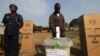 A man votes at a polling station in Kibi, eastern region of Ghana and stronghold of presidential candidate Nana Akufo-Addo of the opposition New Patriotic Party (NPP), December 7, 2012. 