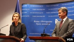 Frederica Mogherini i Denis Zvizdić 