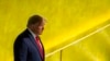 U.S. President Donald Trump arrives to address the 74th session of the United Nations General Assembly at U.N. headquarters, Sept. 24, 2019. 