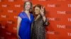 Time Magazine Managing Editor Nancy Gibbs, left, and designer Diane von Furstenberg arrive for the TIME 100 Gala in New York, April 21, 2015. 