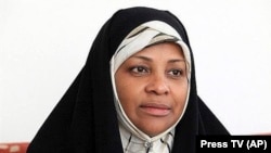 IRAN -- American-born Press TV news anchor Marzieh Hashemi
