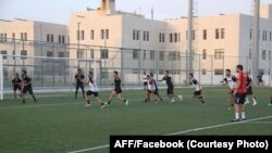 جریان تمرین اعضای تیم ملی فوتبال افغانستان