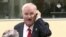 Former Bosnian Serb military commander Ratko Mladic is seen during an angry outburst at the Yugoslav War Crimes Tribunal in The Hague, Netherlands, Nov. 22, 2017. 