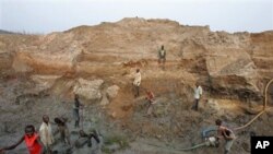 Une mine à Mbuji Mayi (AP)