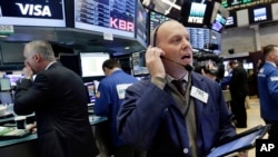 17일 미국 뉴욕의 증권거래소.